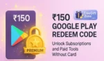 Image Example of ₹150 Redeem